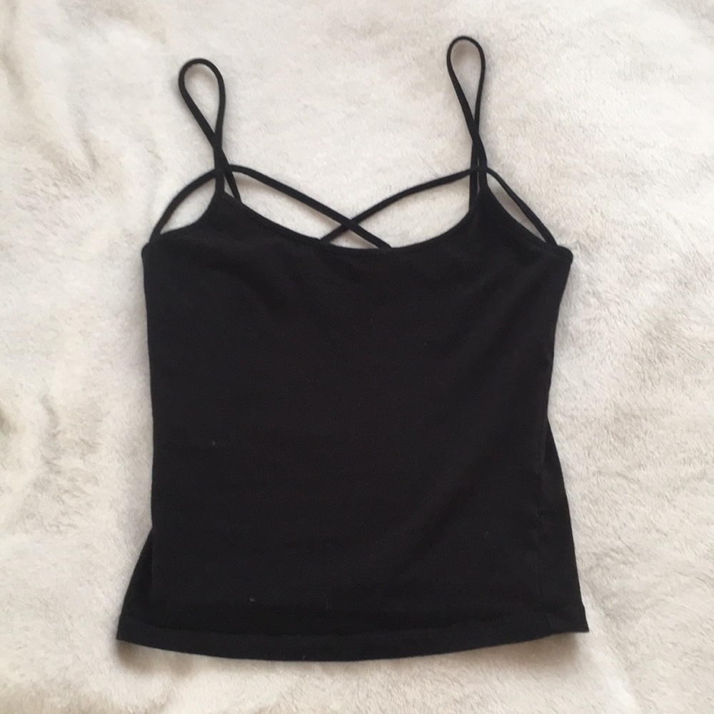 criss cross tank top